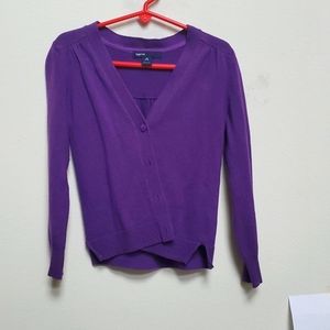 Purple Cardigan